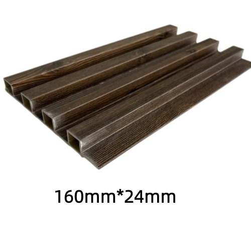 Zero Gap Seamless Interior Fluted WPC Wall Panels Cladding Louver WPC Wall Panel