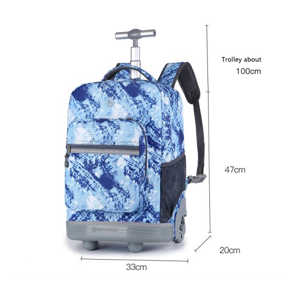 Юнисекс средняя школа детский роликовый рюкзак многофункциональный для студентов