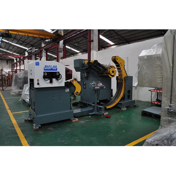 NC Feeder Feed Line Tools Steel Coil Handling Equipment With Shearing Machine