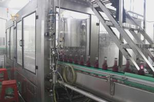 12000 BPH Glass Bottle Filling Machine