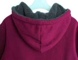 Длинние дамы/фуфайки женщин с капюшоном, хлопок 2 карманн