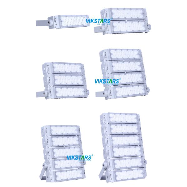 снабжение жилищем света потока 500W СИД 50000lm 12kg на открытом воздухе серебряное для моста