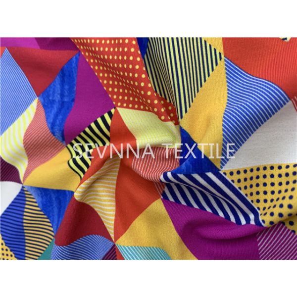 Absorbent Poly Yarn Activewear Knit Fabric Outdoor Fitness Recreation