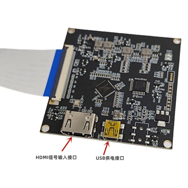 6 дюймовый ЖК-ТФТ дисплей, разрешение 1440x2560, 50 пинсов MIPI интерфейс с HDMI-картой