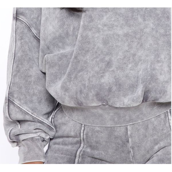 ODM помыл 100 хлопок Hoodie пуловера женщин молодости Hoodie Drawstring