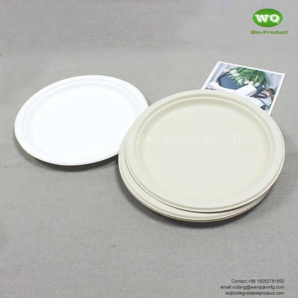 Eco-friendly Sugarcane Australia plate 6 inch 7inch 9inch 10 inch,factory price compostable party plates in bulk