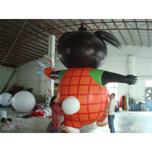 Изготовленный на заказ форменный воздух диаметра 10m заполнил материал PVC воздушных шаров 0.2mm с воздуходувкой