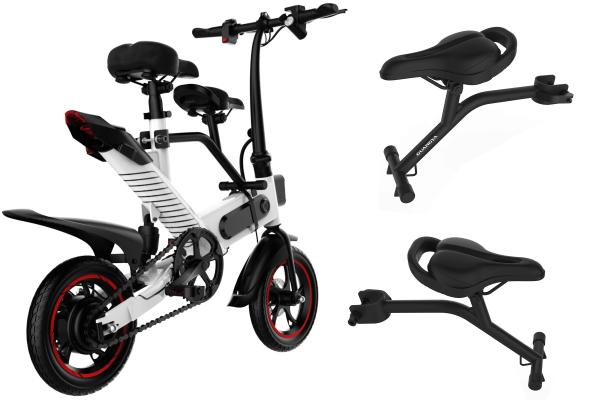 Electric Folding Commuter Bike , Electric Pedal Bike 25KM / H Adjustable Speed