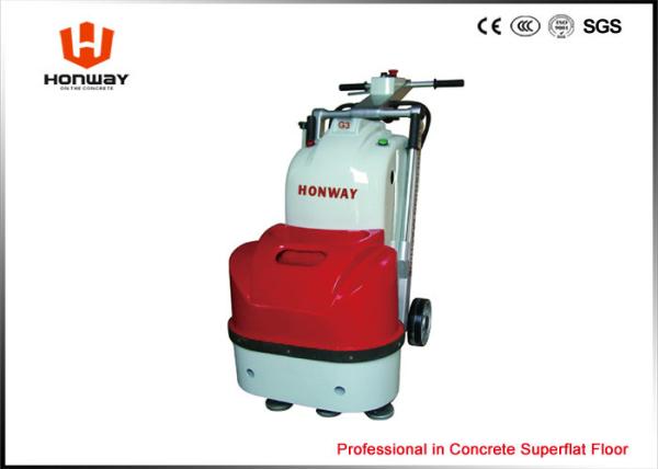 7.6A Terrazzo Floor Polishing Machine Rental , Dual Heads Concrete Smoother Machine