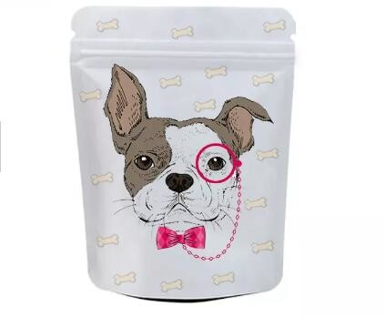 Custom Logo Standu up Plastic packaging proof zipper mylar pouch