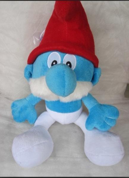 Cute Smurf Stuffed Animals Cartoon Plush Toys For Vending Crane Machine