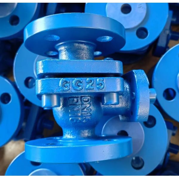 DIN3357 PN16 GG25 floating flanged ball valve