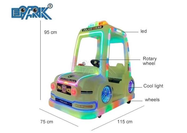 911 The Police Car Amusement Park Parent-Child Double Children'S Electric Roof Car