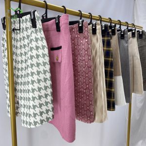 Summer Fashion Second Hand Cotton Short Skirt Ukay Bales Bundle Used Clothing Wholesale