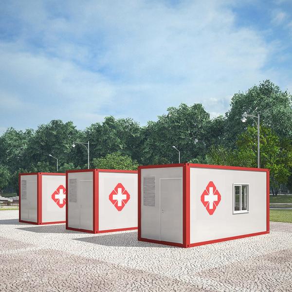Container de escritório pré-fabricado de 40 pés