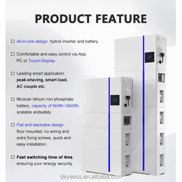 Deye AI-W5.1-B-ESS 2024 Home Energy Power Storage Lifepo4 Lithium Ion Battery for Solar New Listing