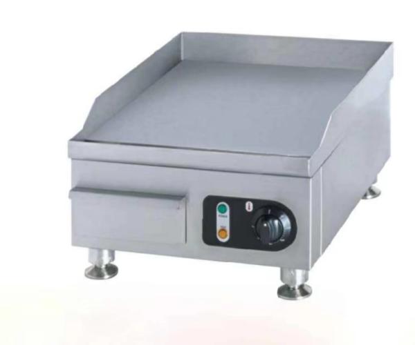 Commercial Electric Cooking Equipment 0C to 100C Stainless Steel Griddle 220-240V 50Hz Voltage