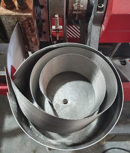 Continuous Stainless Steel Wire Mesh Belt for Plastic Film Lamination Line