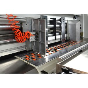 1.5-11MM Thickness G6-0924 Lead Edge Feeder 4 Color Printer + Slotter + Die Cutter + Folder Gluer Inline