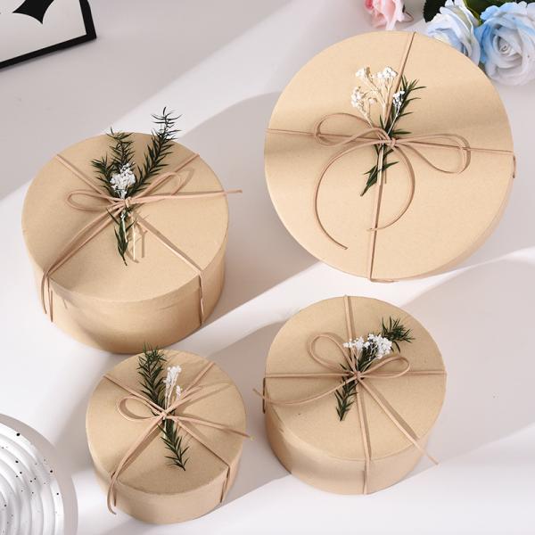 19x10cm 16x9cm Packaging Paper Box Flower Gift Box Biscuit  Custom Pastry Boxes