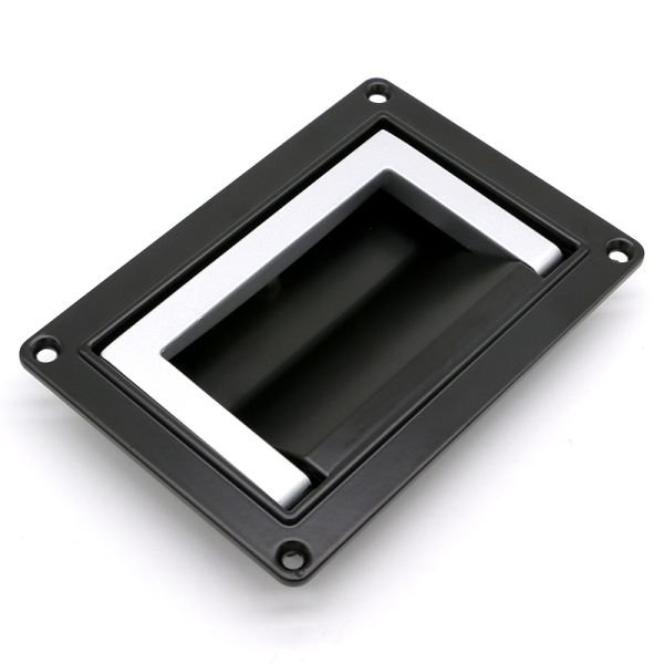 Industrial Zinc Alloy Tool Box Chest Handles Black Spray Coating