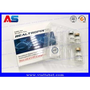 Plateaux PVC transparent SGS Emballage en plastique en ampoules pour vaccins Flacons en verre 2 ml un ensemble d'emballage pour les pharmacies