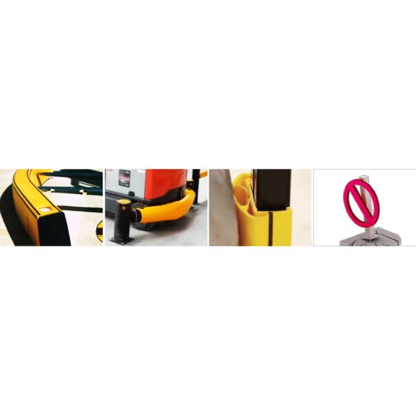 B15 Rack Guard Rack protectors Anti-Collision Guardrails Warehouse Safety Barrier Traffic Guardrails