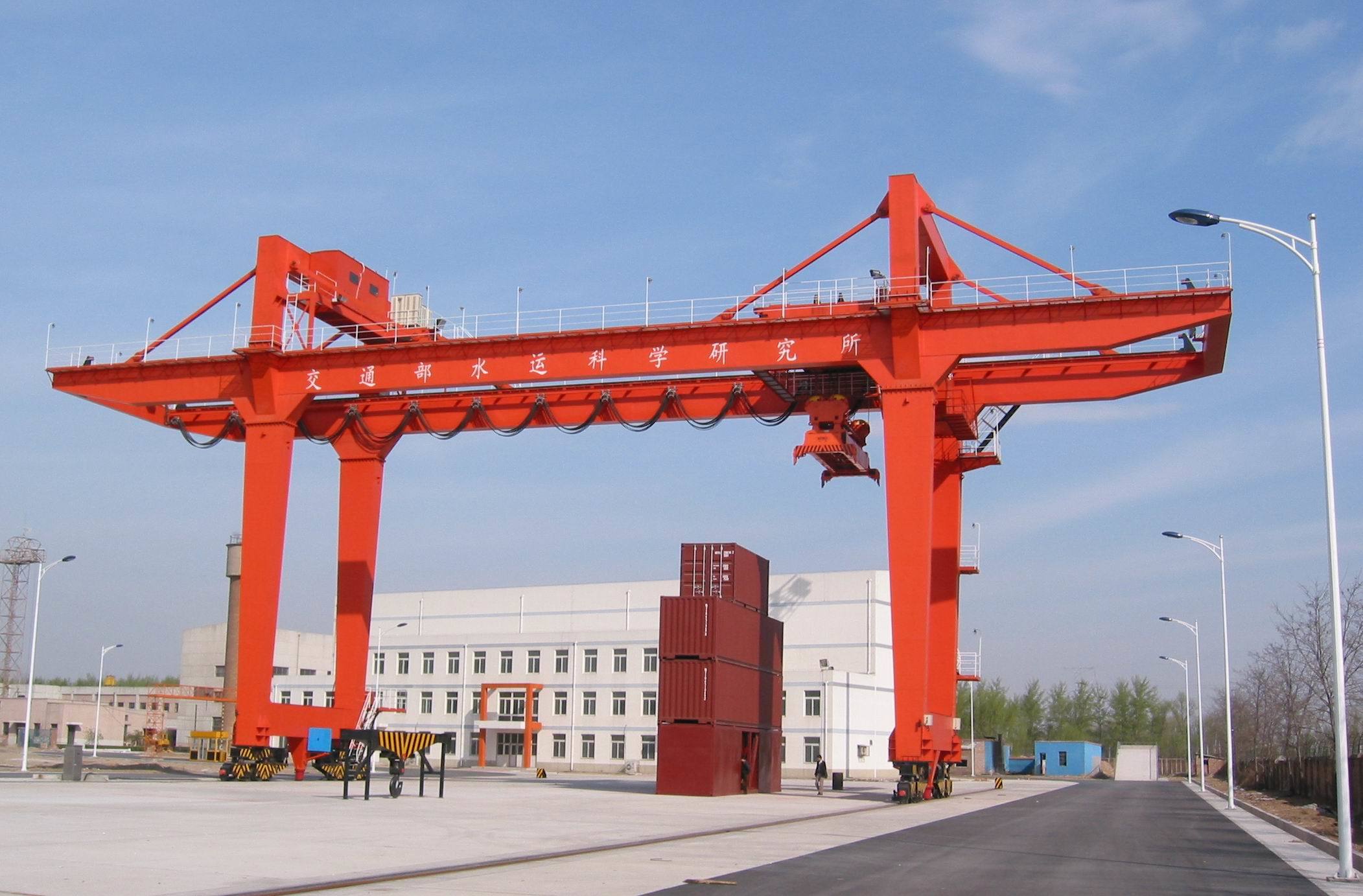 Contain Port Use RMG Rail Mounted Mobile Container Handling Gantry Crane