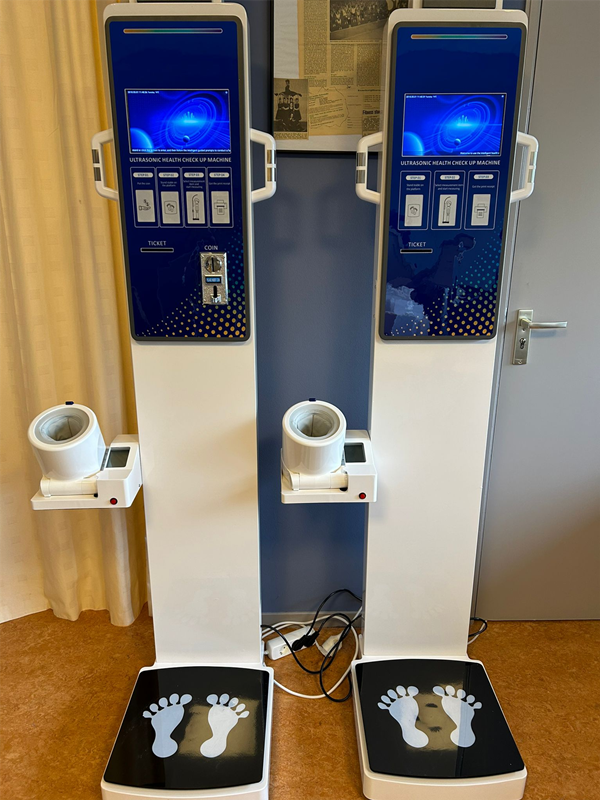 Coin Operated Scales Height Weight Vending Machine For Pharmacy Body Composition Analyzer