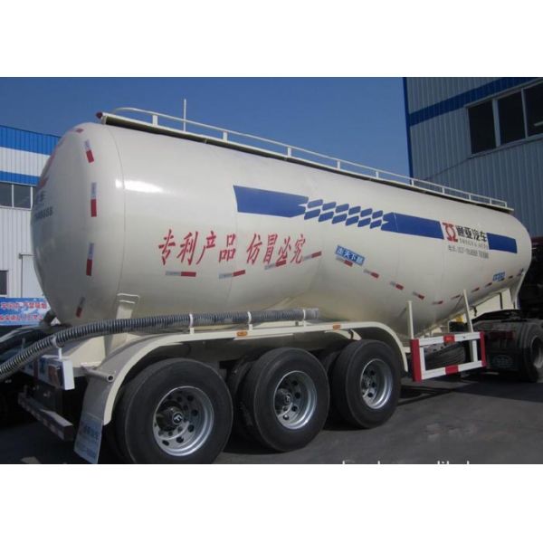 Árbol de SINOTRUK 3 48500 litros del cemento del tanque semi de camión de remolque a granel capacidad de cargamento de 50 - 80 toneladas