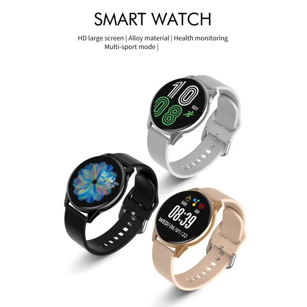 Eraysun T2 Pro Luxury SmartWatch Waterproof Women Fitness Reloj Sports Touch Screen Fashion Round Man Women Smart Watches