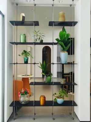 Living Room Custom Stainless Steel Shelf Office Decorative Storage Shelf