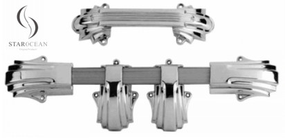 Gold ABS New Material Casket Hardware Wholesale Environmental Friendly 16# (P9006set)