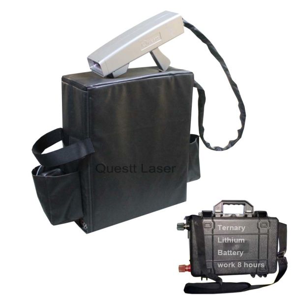 портативная машина чистки лазера 50в для рюкзака удаления ржавчины с тройной батареей лития