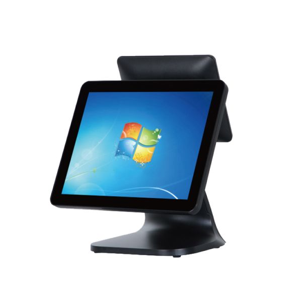 15.6-inch dual-screen touch POS cash register, dual OS terminal with Windows & Android, dedicated POS system for catering business