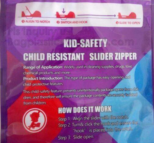Zipper Aluminum Child Proof Zipper Bags Moisture Resistant Medication Tablets For Kids Zipper Aluminum Child Proof Zippe
