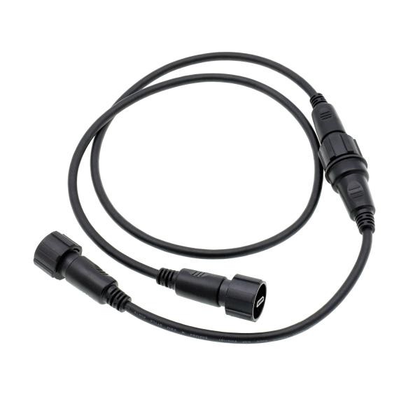 2.5cm M12 Male and Female Industrial Precision Connectors Through Hole Gold Plated