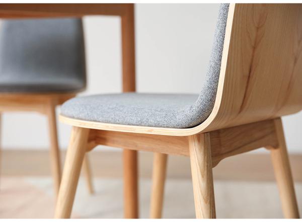 Furniture Solid Wood Chairs / Simple Hotel Dining Room Deformed Dining Chair