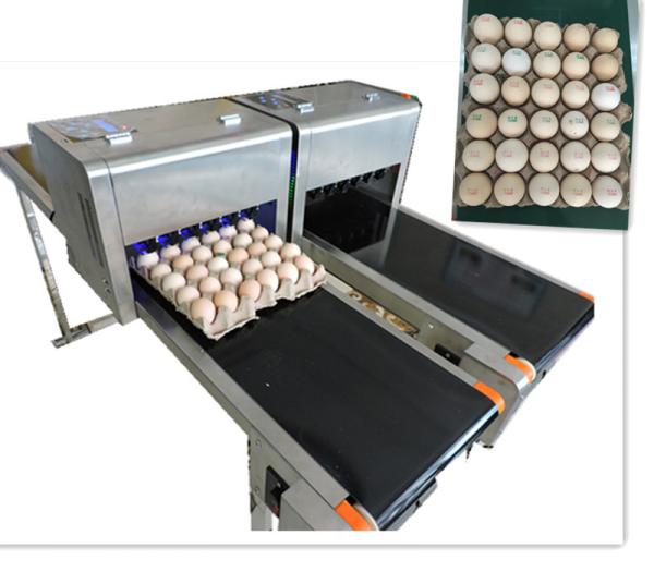 600DPI Egg Jet Printer / Food Inkjet Printer With Thermal Foam Type Nozzle
