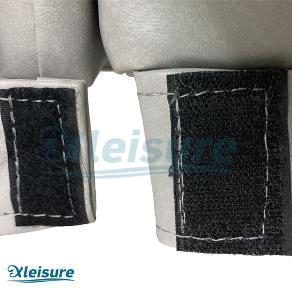 Естественный деревянный свет крышки джакузи - серые овальные крышки джакузи и спа винила