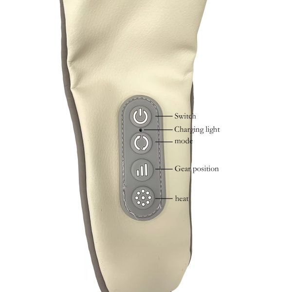 Neck Massage Apparatus U Shape Shiatsu Kneading Back Fatigue Cervical Heating Relaxation