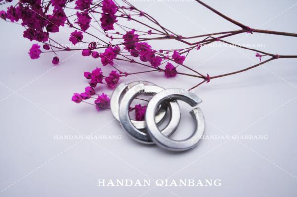 Custom Strong Locking Steel Spring Washers Din Standard M10 / M8 / M12