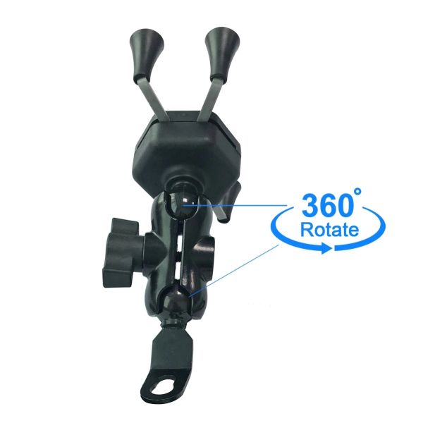 Aluminium X Claw Motorcycle Phone Mount For 3.5-6'' Cell Phone