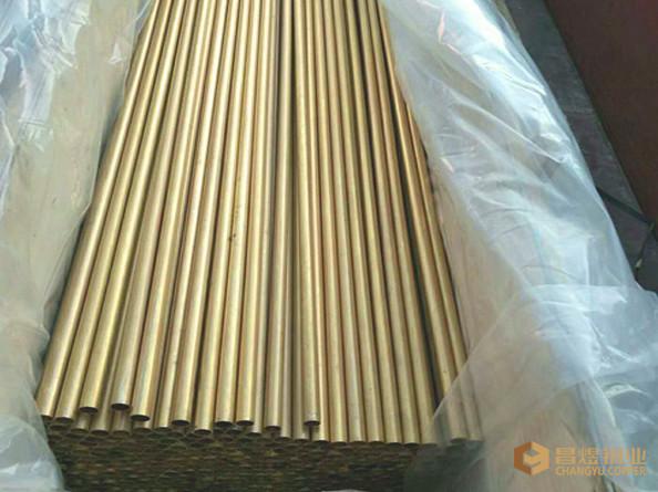 C44300 High Strength Tubing , Heat Exchanger Tin Brass Condenser Industrial