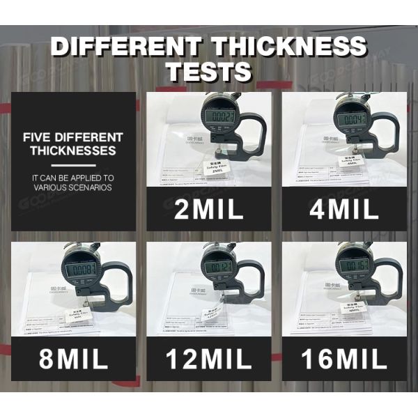 8mil Safety Film Self-Adhesive Explosion Proof Window Security