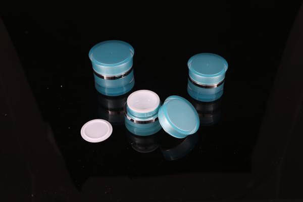 hand lip crystal pump empty square white Screen Printing Airless 30ml Cosmetic Cream Jars