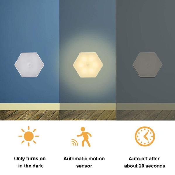 1.2W LED Cabinet Lamp Staircase Children PIR Night Light Induction Lighting