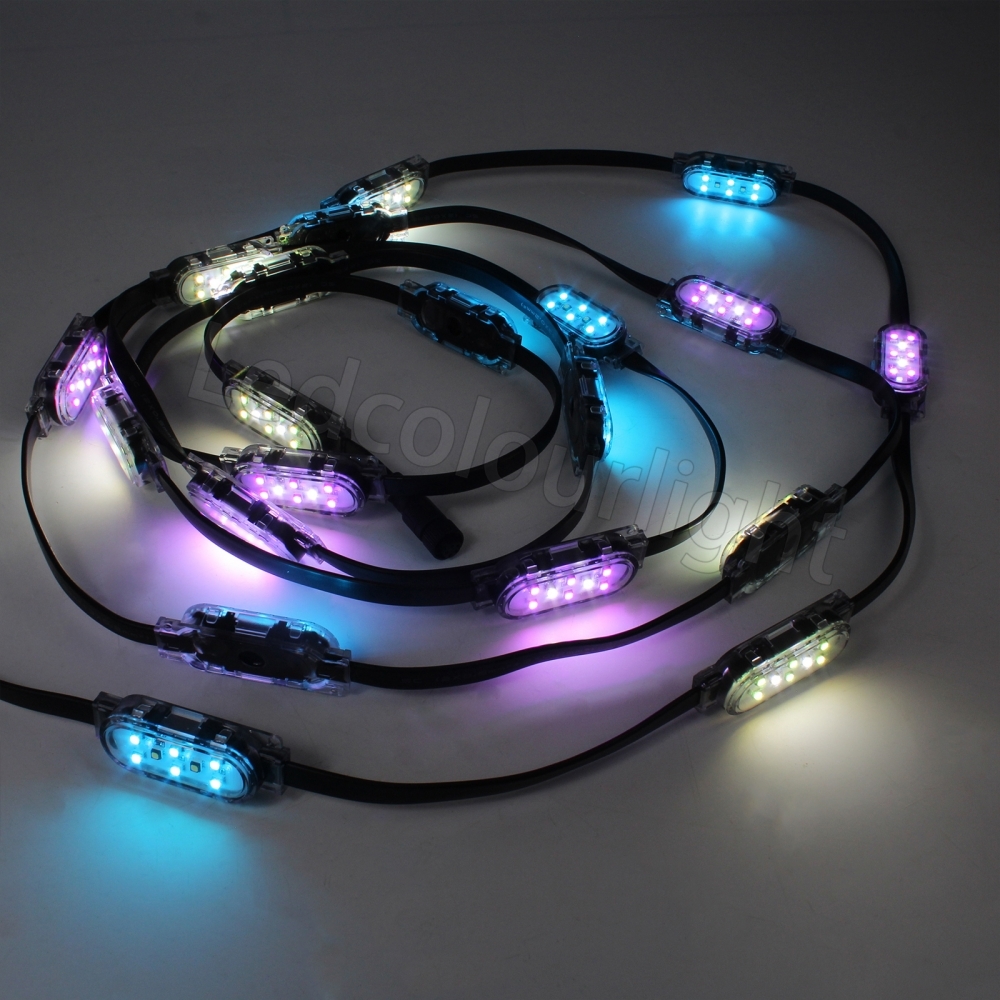 28x72mm DMX LED Point Light DC24V IP66 RGBW Pixel Lighting for Outdoor Building