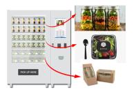 Distributeur automatique frais de salade de fruit automatique réfrigéré écran de la publicité de 22 pouces