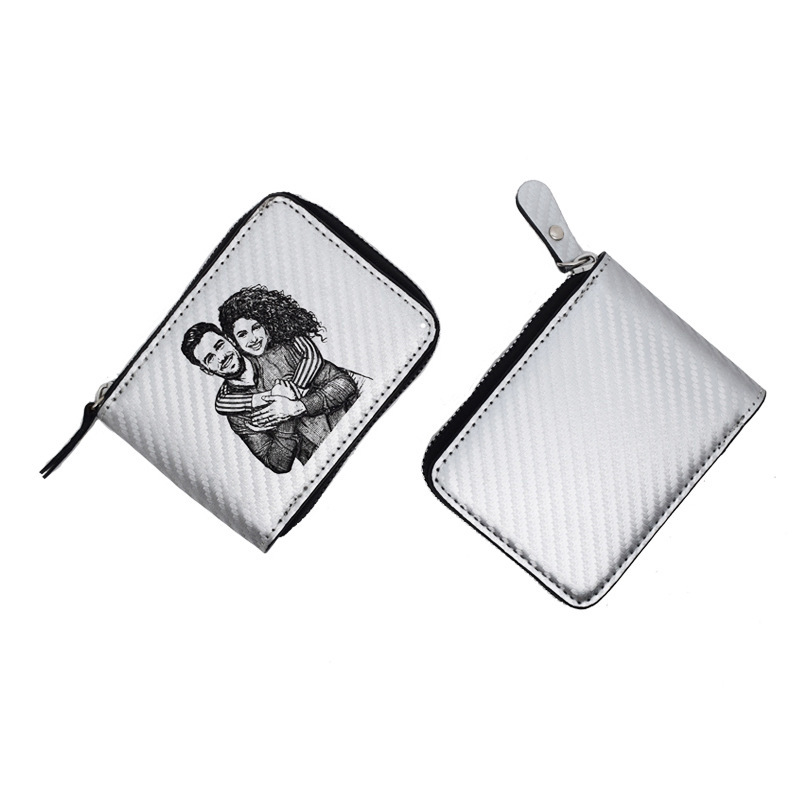 Blank Laser Engravable Vegan PU Leather Pocket Wallet & Card Case